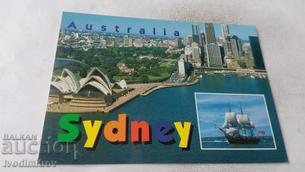 1999 Sydney Spectacular Harbour Carte poștală