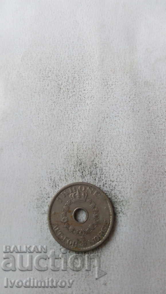 Νορβηγία 1 Krone 1951