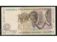 South Africa 20 Rand 1993-99 Pick 124 Ref 5791