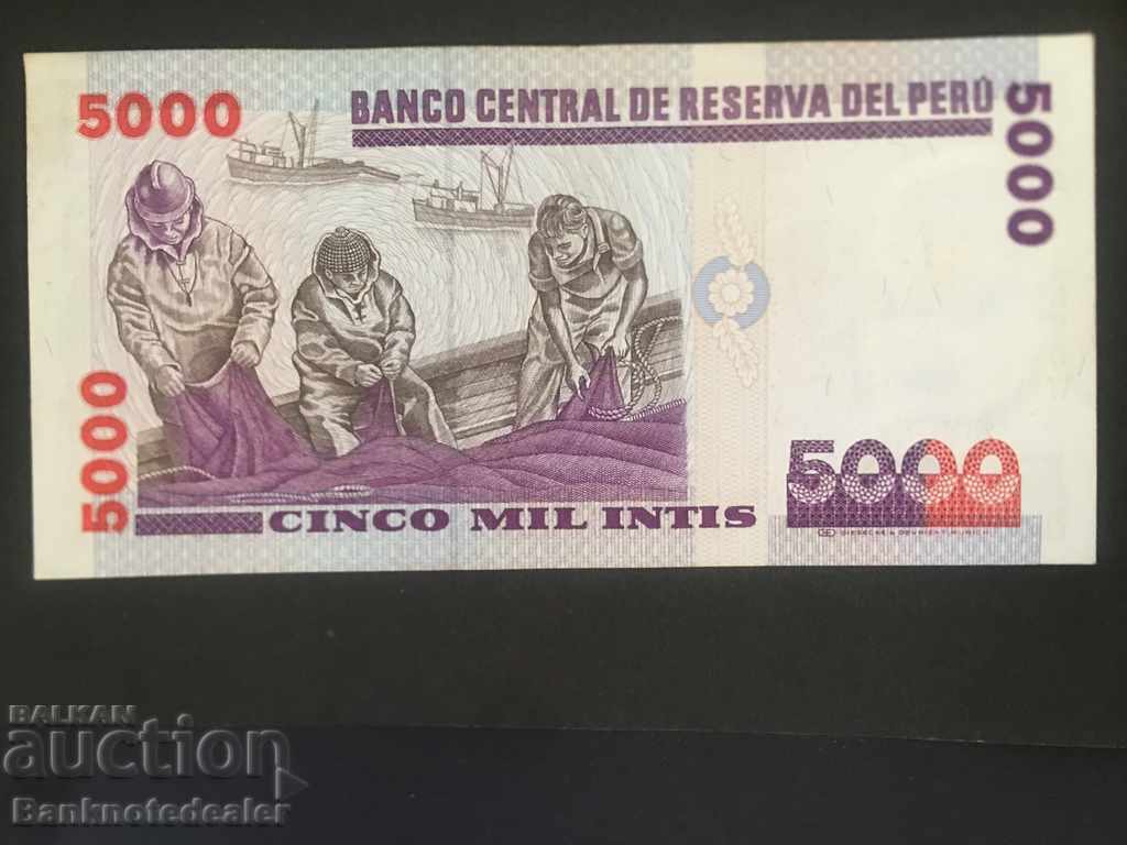 Peru 5000 intis 1988 Pick 137 Ref 4698 with price 4.00 BGN | € 2.05 Peru 5000 intis 1988 Pick 137 Ref 4698 with price 4.00 BGN | € 2.05