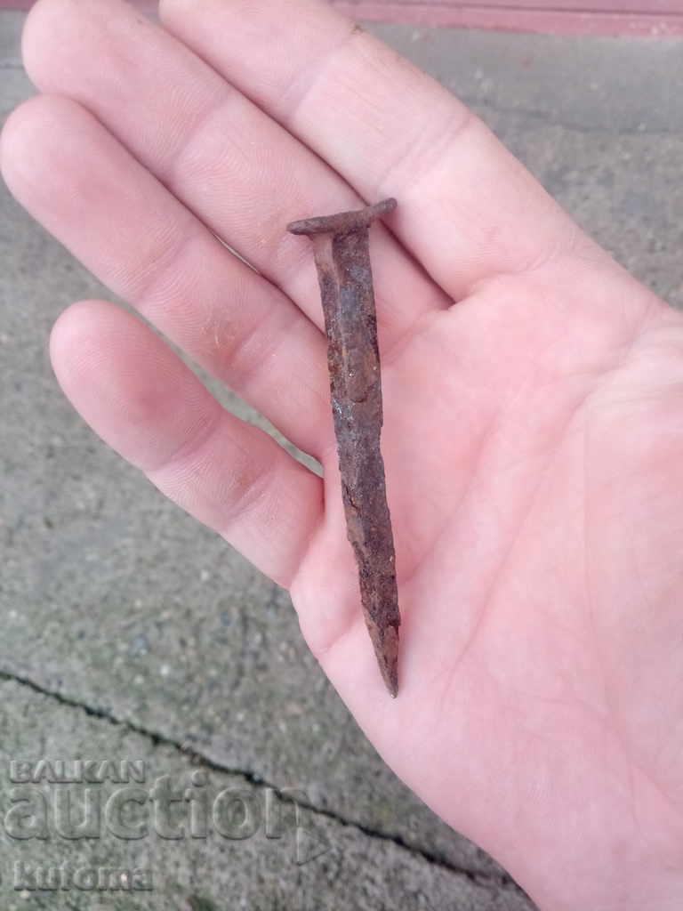 Old forged nail