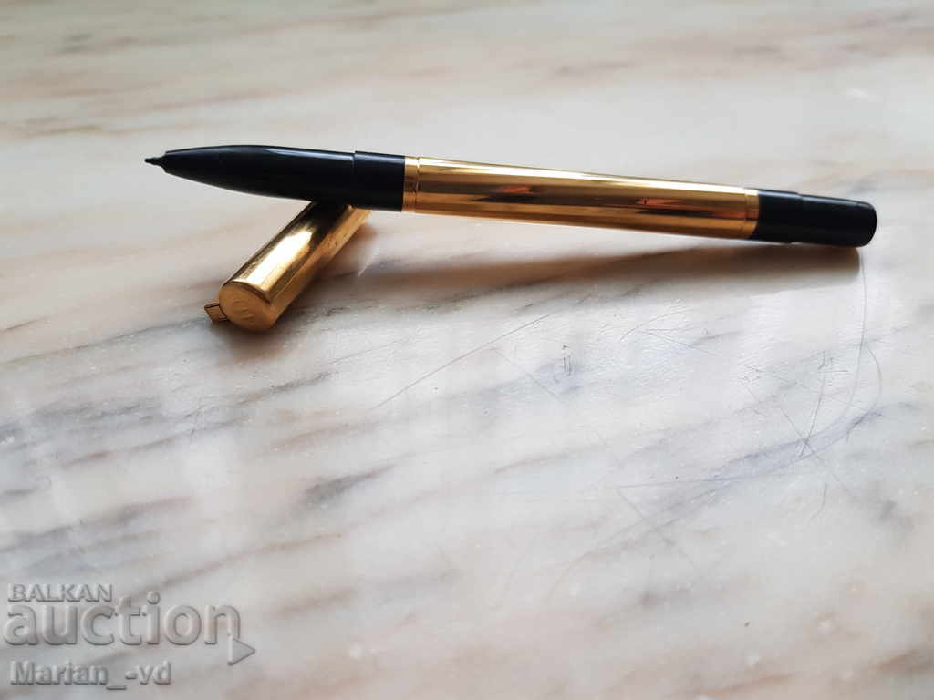 Very rare gilded Waterman marker with price 90.00 BGN | € 46.02 Very rare gilded Waterman marker with price 90.00 BGN | € 46.02
