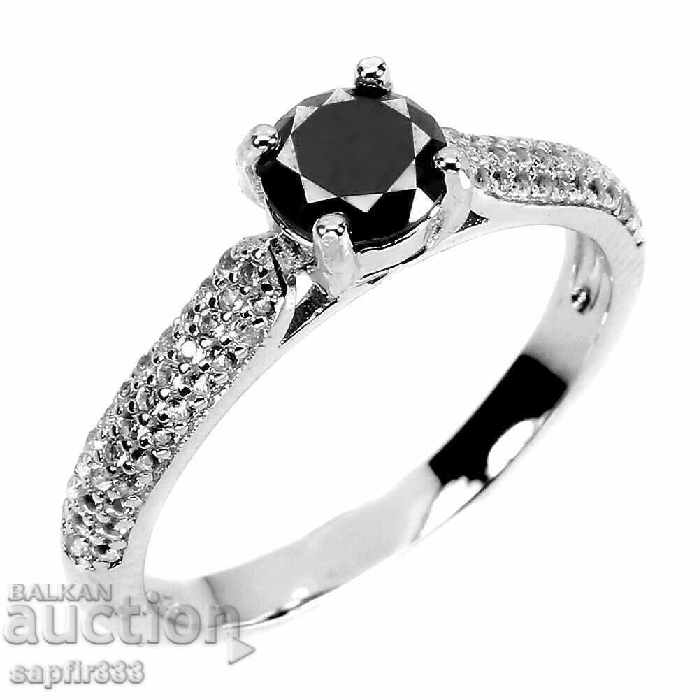 BLACK DIAMOND 0.86 CARAT LUXURY DESIGN RING with price 848.00 BGN | € 433.58 BLACK DIAMOND 0.86 CARAT LUXURY DESIGN RING with price 848.00 BGN | € 433.58
