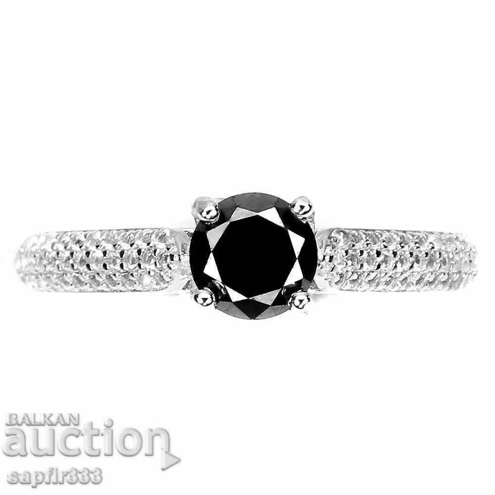 BLACK DIAMOND 0.86 CARAT LUXURY DESIGN RING
