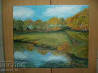 № * 5837 old painting - oil on canvas - size 60/50 cm
