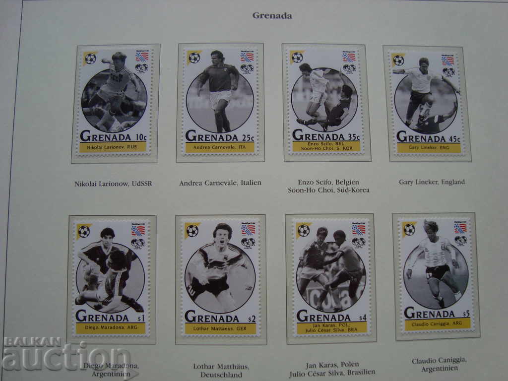 Grenada 1994 Brands Sports. World first. Football USA 94 with price 7.99 BGN | € 4.09 Grenada 1994 Brands Sports. World first. Football USA 94 with price 7.99 BGN | € 4.09