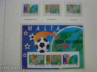 Malta 1994 Mărci sportive. Prima lume. Fotbal SUA 94