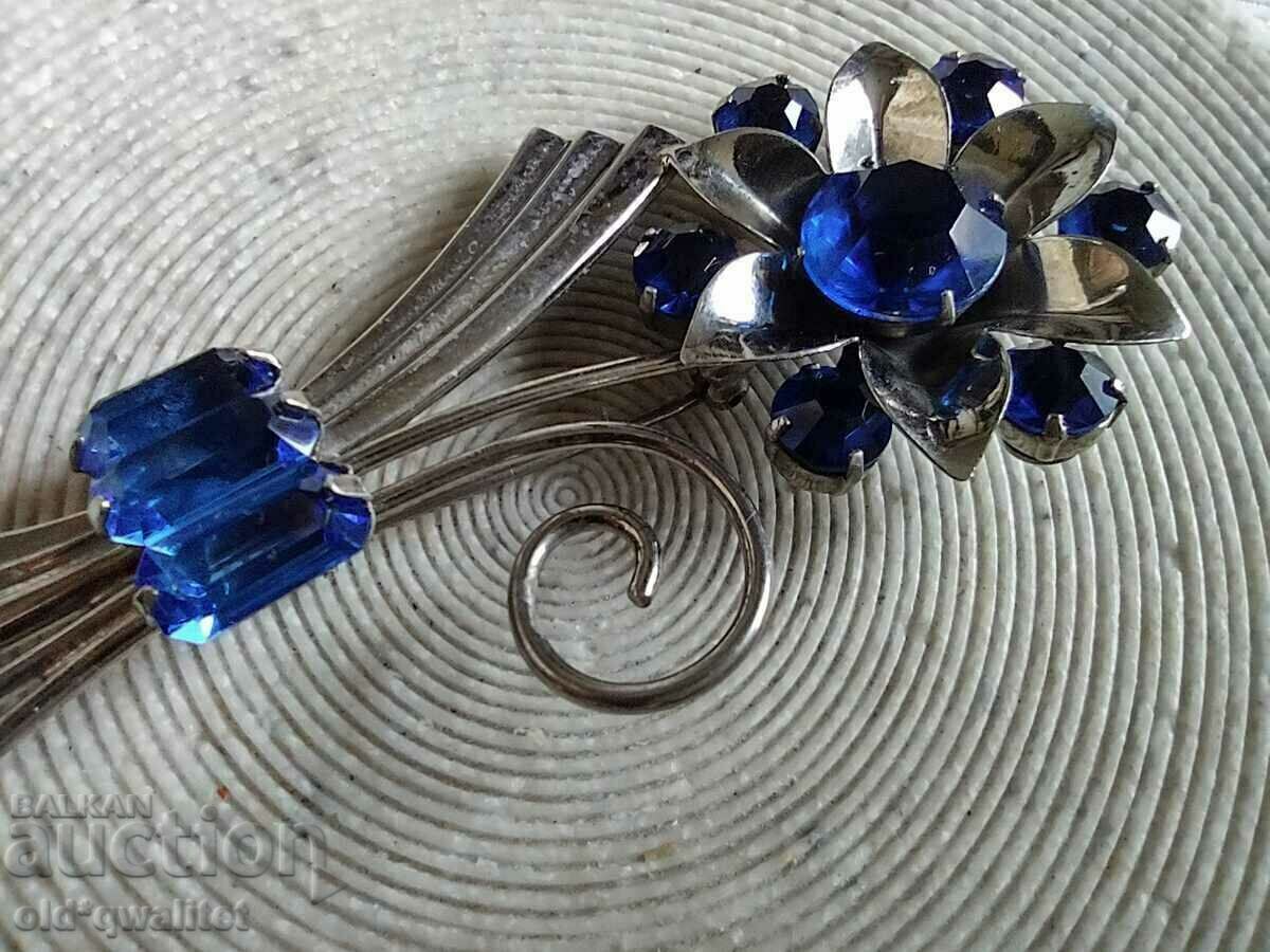 Delivery of Unique large designer BROOCH, Coro Craft stamps