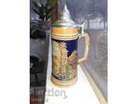 GERZ Germany Large collector's German mug with lid