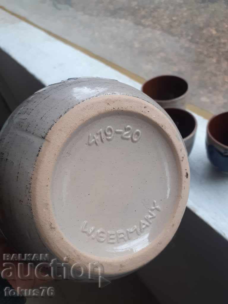 Delivery of Wine set German glazed ceramics Delivery of Wine set German glazed ceramics