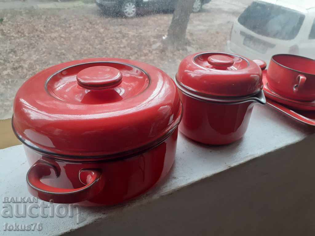 Auction Service for two German glazed ceramics Thomas Auction Service for two German glazed ceramics Thomas