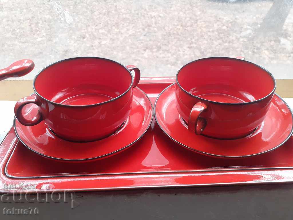 Delivery of Service for two German glazed ceramics Thomas Delivery of Service for two German glazed ceramics Thomas