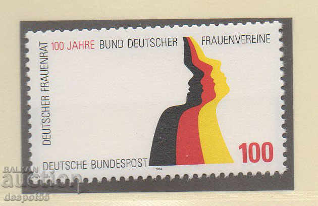 1994. Германия. 100 год. Германско женско освободително д-во