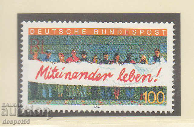 1994. Германия. Чужденци в Германия „Да живеем един с друг"