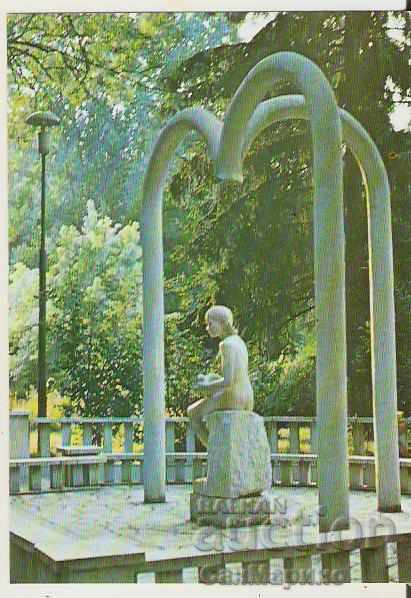 Картичка  България  Велинград Паркът Скулптура*