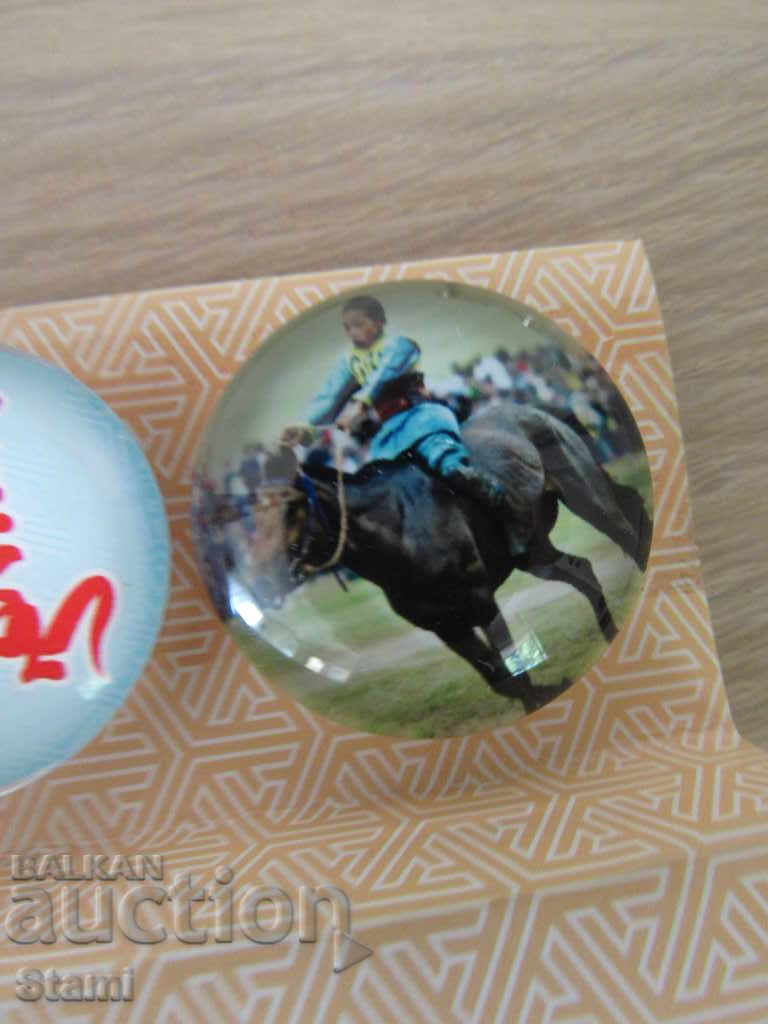 Set of 4 magnets from Mongolia-series-42 - 5