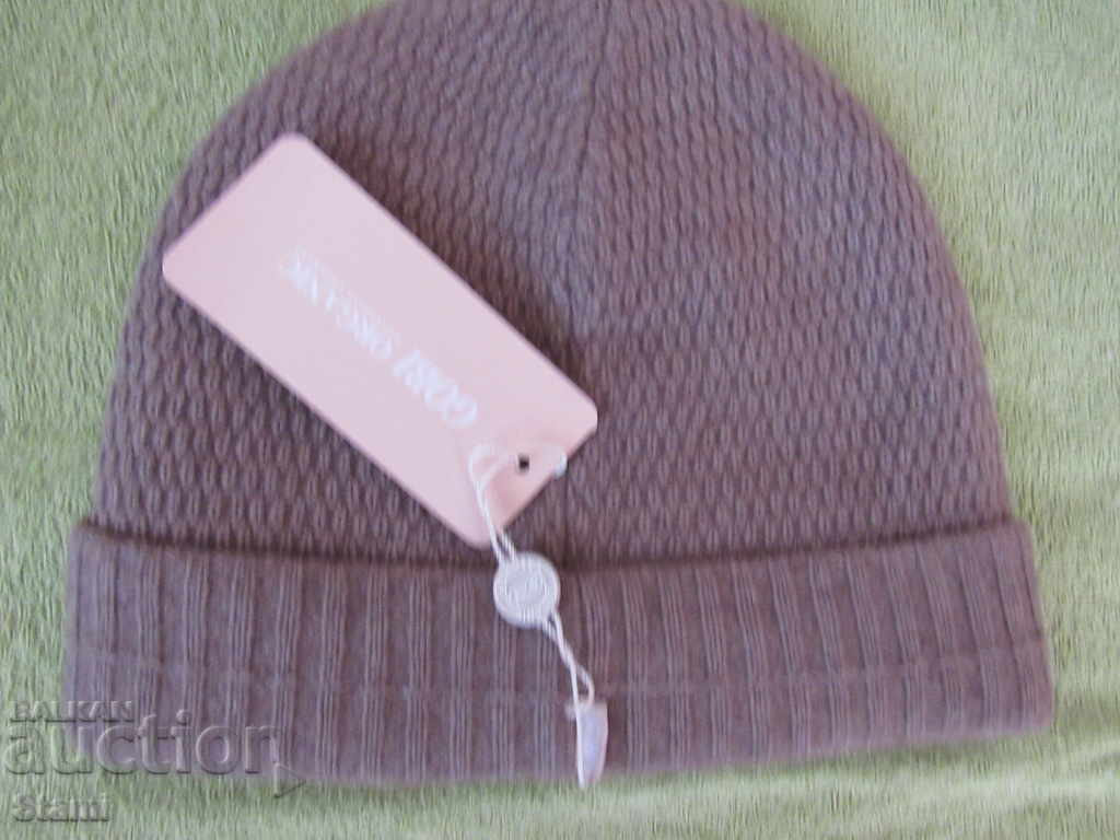 GOBI Women's Knitted Double Hat, 100% Cashmere, Mongolia with price 95.00 BGN | € 48.57