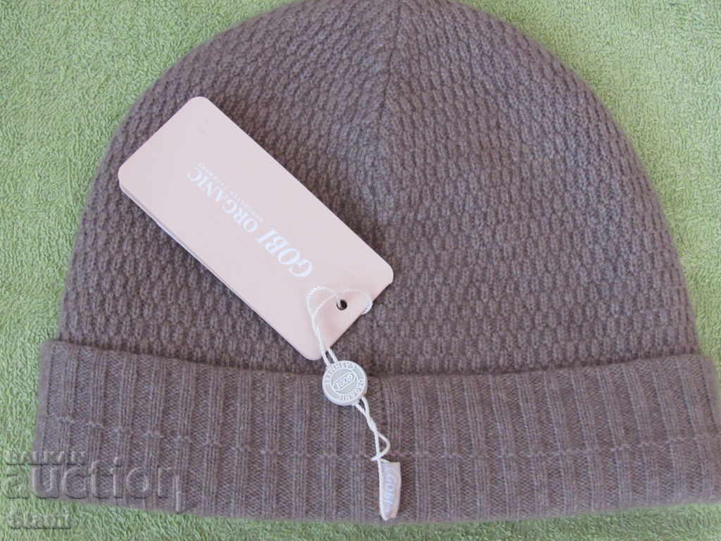 Auction  GOBI Women's Knitted Double Hat, 100% Cashmere, Mongolia