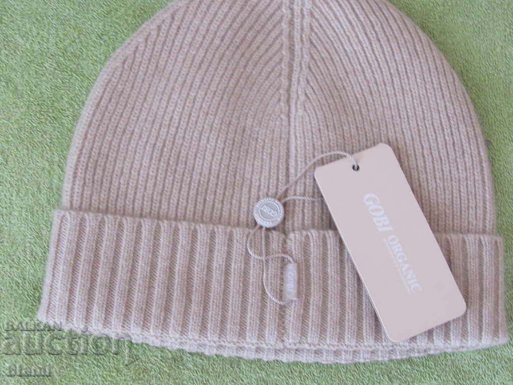 GOBI Women's Knitted Double Hat, 100% Cashmere, Mongolia with price 98.00 BGN | € 50.11 GOBI Women's Knitted Double Hat, 100% Cashmere, Mongolia with price 98.00 BGN | € 50.11