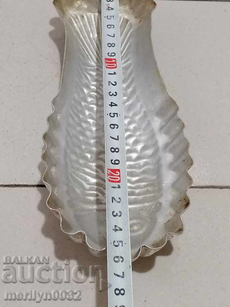 Delivery of Aluminum vessel in the shape of a fish for a pond USSR 70s