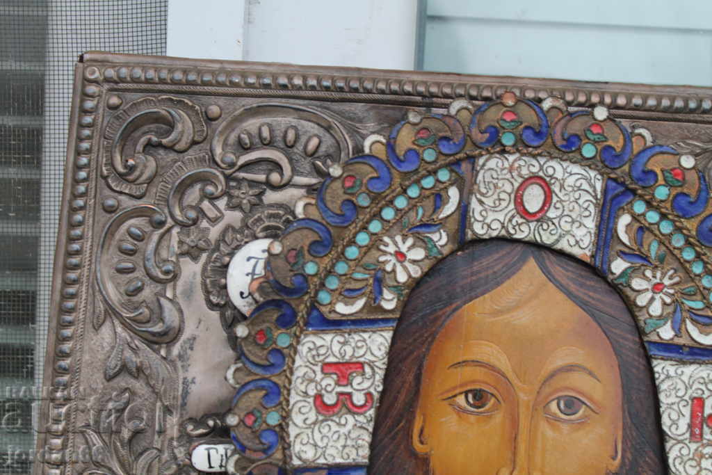 Delivery of Russian icon-tempera / enamel silver plated