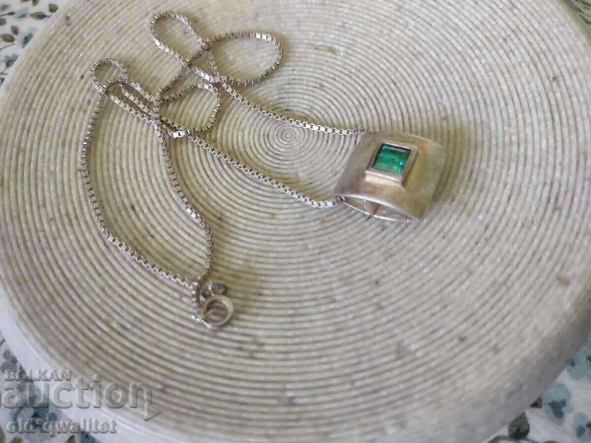 LUXURIOUS designer necklace silver, stamp with price 157.00 BGN | € 80.27 LUXURIOUS designer necklace silver, stamp with price 157.00 BGN | € 80.27