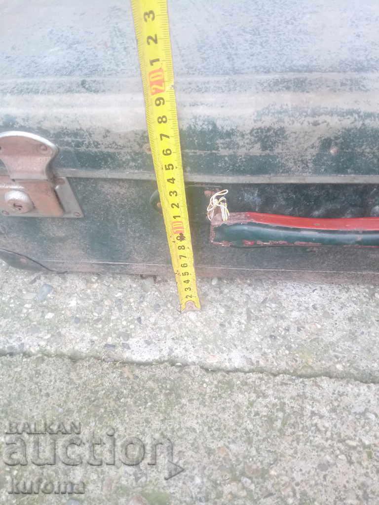 Auction Old Bulgarian suitcase Auction Old Bulgarian suitcase