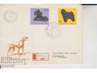 First day Envelope Dogs Registered mail