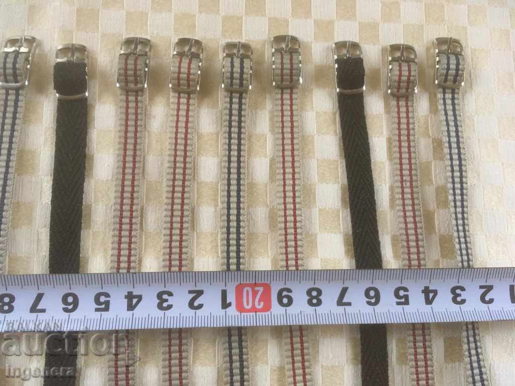 WATCH STRAP NEW PERLON TEXTILES WOMEN'S-20 PCS with price 29.00 BGN | € 14.83 WATCH STRAP NEW PERLON TEXTILES WOMEN'S-20 PCS with price 29.00 BGN | € 14.83