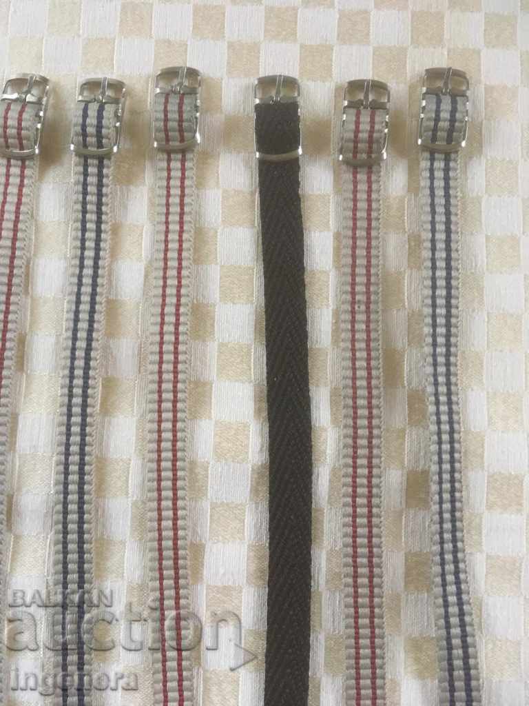 WATCH STRAP NEW PERLON TEXTILES WOMEN'S-20 PCS - 5 WATCH STRAP NEW PERLON TEXTILES WOMEN'S-20 PCS - 5