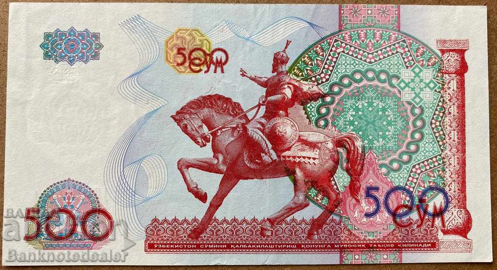 Uzbekistan 500 Sum 1994 Pick 81 Ref 2074 with price 2.00 BGN | € 1.02 Uzbekistan 500 Sum 1994 Pick 81 Ref 2074 with price 2.00 BGN | € 1.02