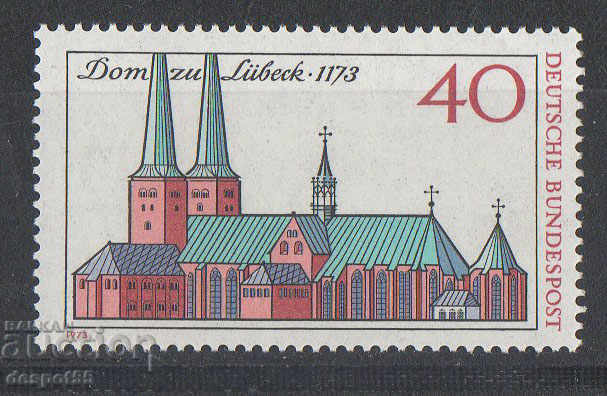 1973. FGR. 800 καθεδρικό ναό στην πόλη Λίμπεκ.