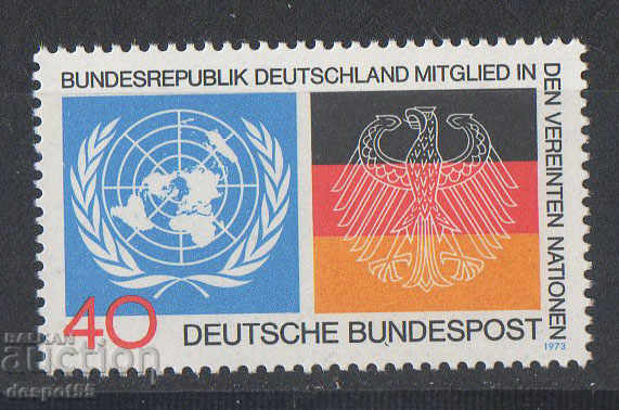 1973. ГФР. Приемане в Организацията на обединените нации.