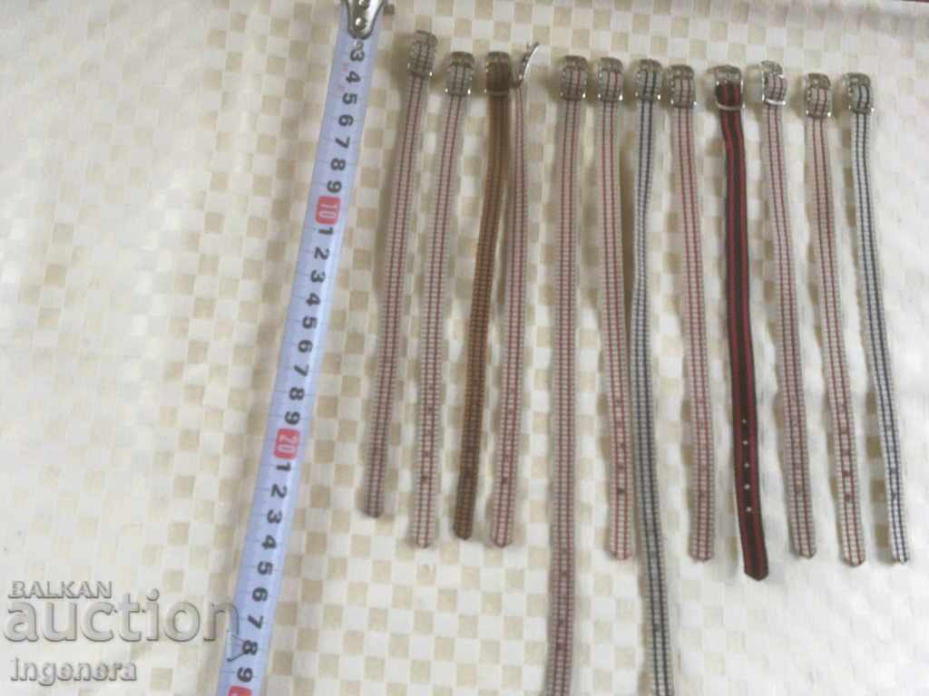 Auction STRAP FOR WOMEN'S WATCH PERLON TEXTILE NEW-12 PCS Auction STRAP FOR WOMEN'S WATCH PERLON TEXTILE NEW-12 PCS