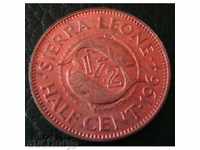 ½ цента 1964, Сиера Леоне