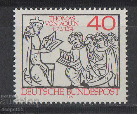 1974. GFR. 700 years since the death of Thomas von Aquinas, theologian.