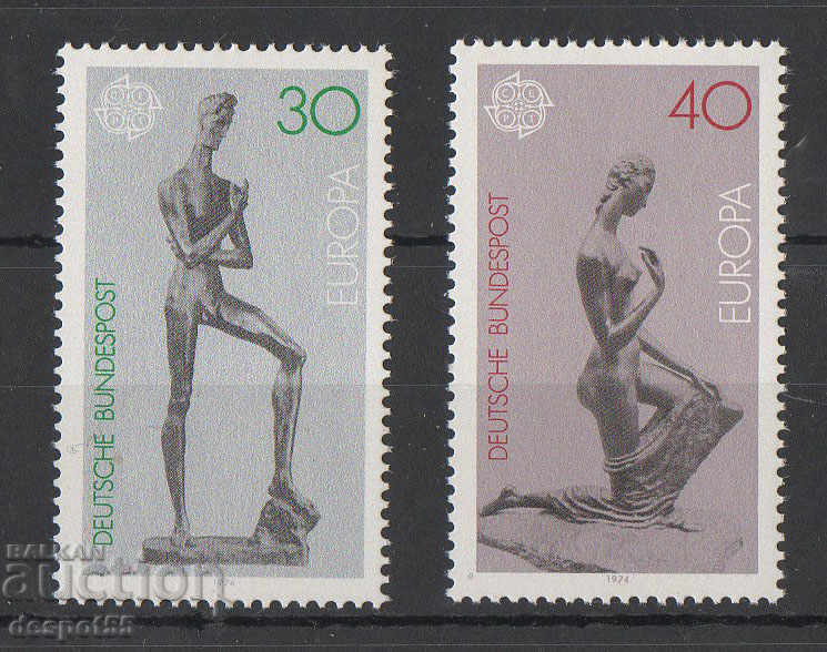 1974. FGD. Europe. Sculptures by Wilhelm Lembruck.