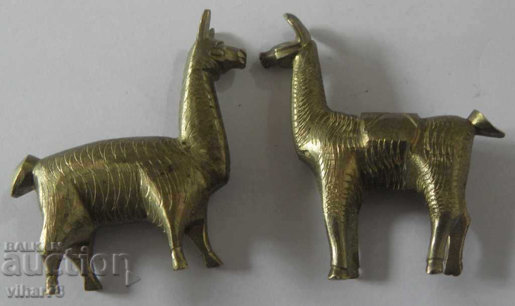 BRONZE LAMA FIGURES - 5 BRONZE LAMA FIGURES - 5