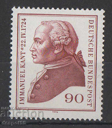 1974. GFR. 250 years since the birth of Immanuel Kant, philosopher.