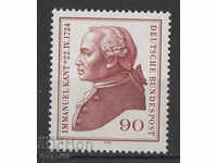 1974. GFR. 250 years since the birth of Immanuel Kant, philosopher.
