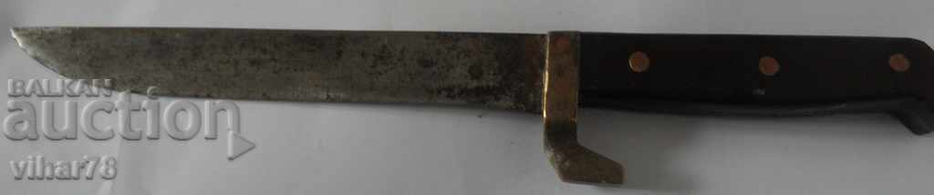 Old knife with wooden handle - 7