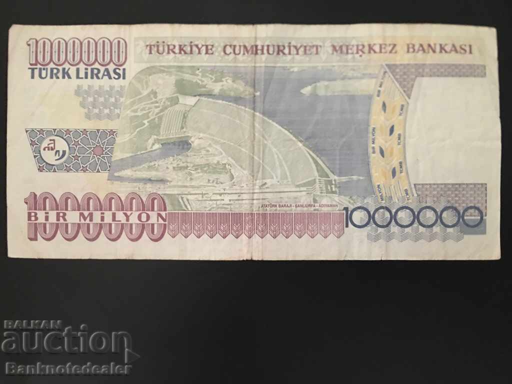 Turkey 1000000 Lirasi 1970 (2002) Pick 213 Ref 0766 with price 18.00 BGN | € 9.20 Turkey 1000000 Lirasi 1970 (2002) Pick 213 Ref 0766 with price 18.00 BGN | € 9.20