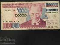 Turkey 1000000 Lirasi 1970 (2002) Pick 213 Ref 4704