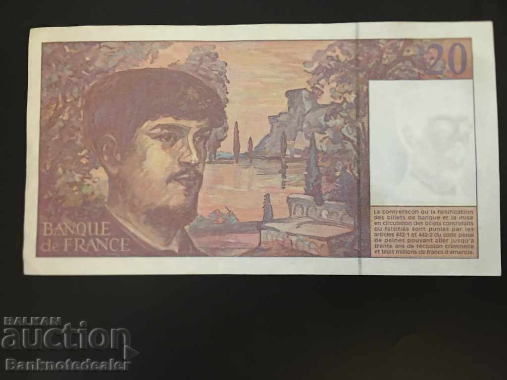 Γαλλία 20 φράγκα 1997 Pick 151a Ref 3604 με τιμή 12.00 BGN | € 6.14 Γαλλία 20 φράγκα 1997 Pick 151a Ref 3604 με τιμή 12.00 BGN | € 6.14