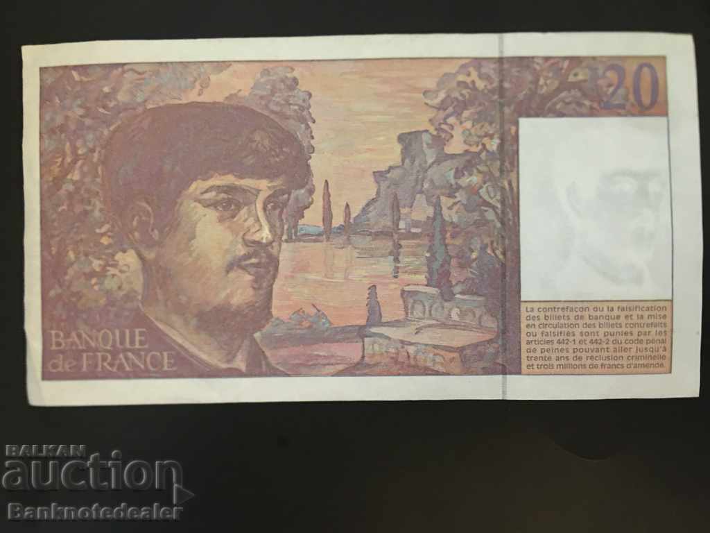 France 20 Francs 1997 Pick 151a Ref 3605 with price 12.00 BGN | € 6.14 France 20 Francs 1997 Pick 151a Ref 3605 with price 12.00 BGN | € 6.14