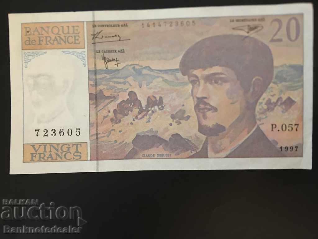 France 20 Francs 1997 Pick 151a Ref 3605