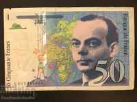 France 50 Francs 1994 Pick 157 Ref 4868