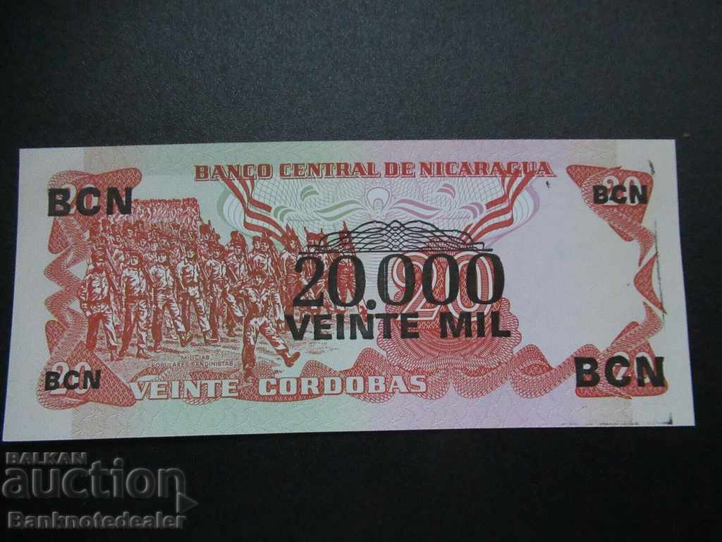 Nicaragua 20000 Cordobas on 20 Cordobas 1987 Pick147 Ref 709 with price 12.00 BGN | € 6.14