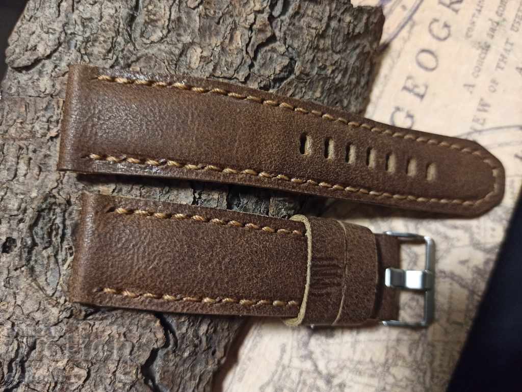 Auction Leather watch strap 22mm Genuine leather handmade 760 Auction Leather watch strap 22mm Genuine leather handmade 760