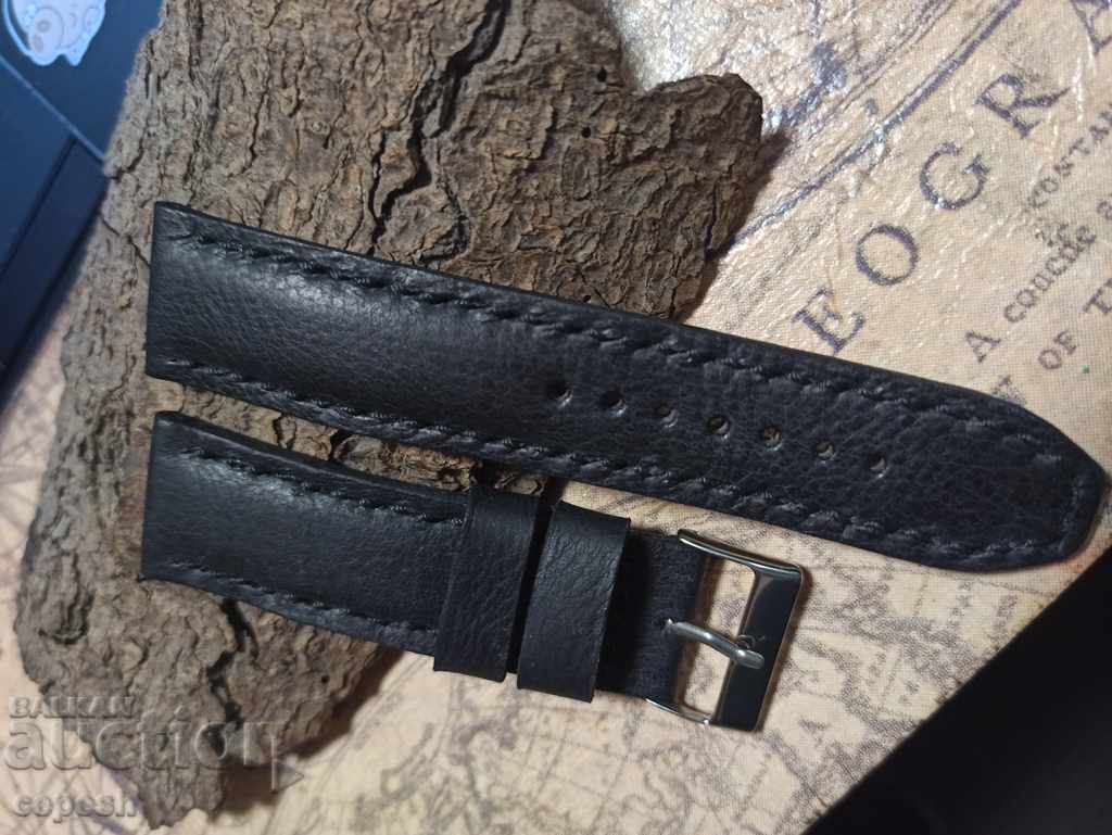 Auction Leather watch strap 22mm Genuine leather by hand 768 Auction Leather watch strap 22mm Genuine leather by hand 768